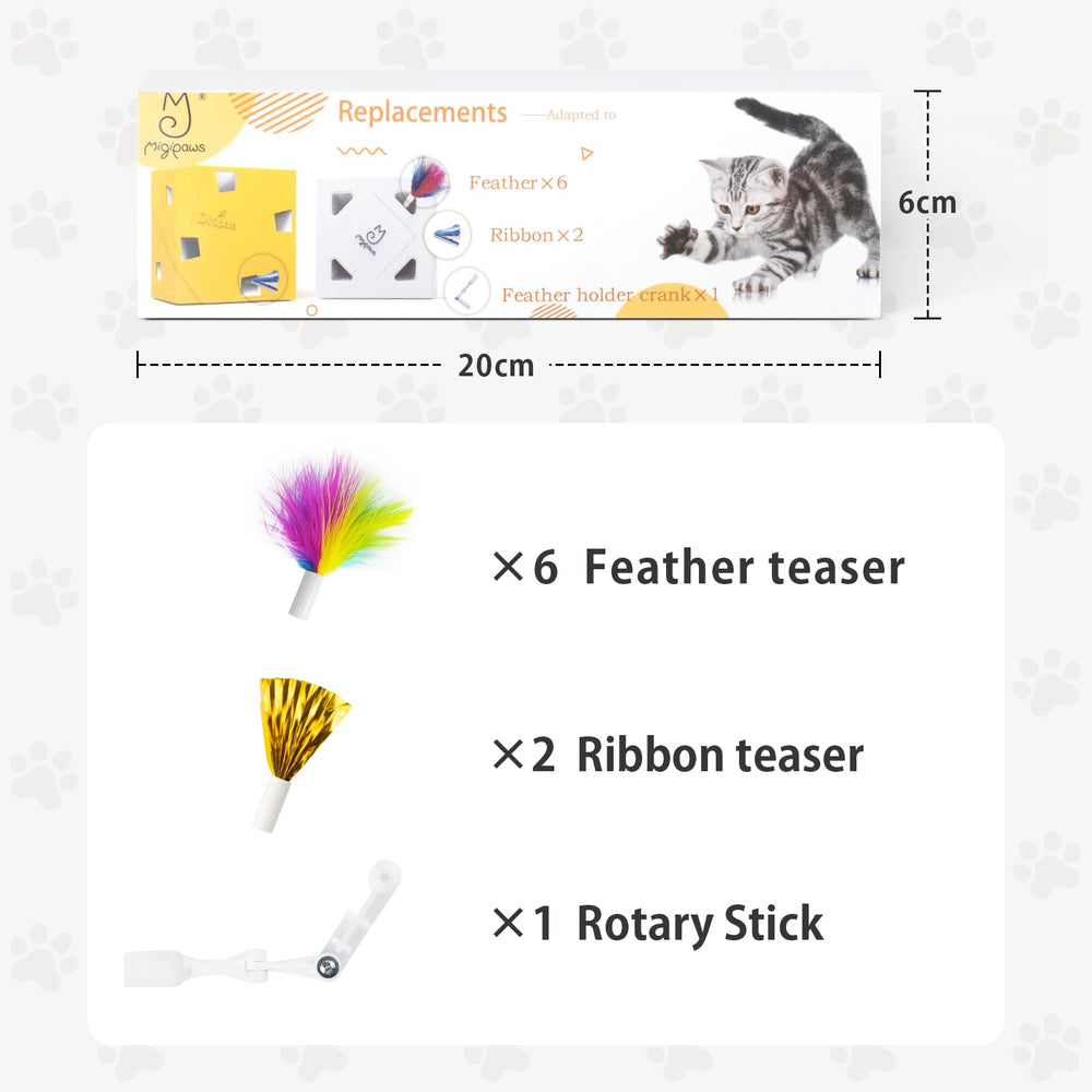 Migipaws rellenos Mylar crujientes para sonido claro y juego activo