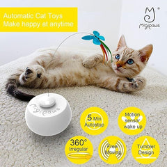 Migipaws teaser con sensor: se activa al detectar el movimiento del gato para juego interactivo