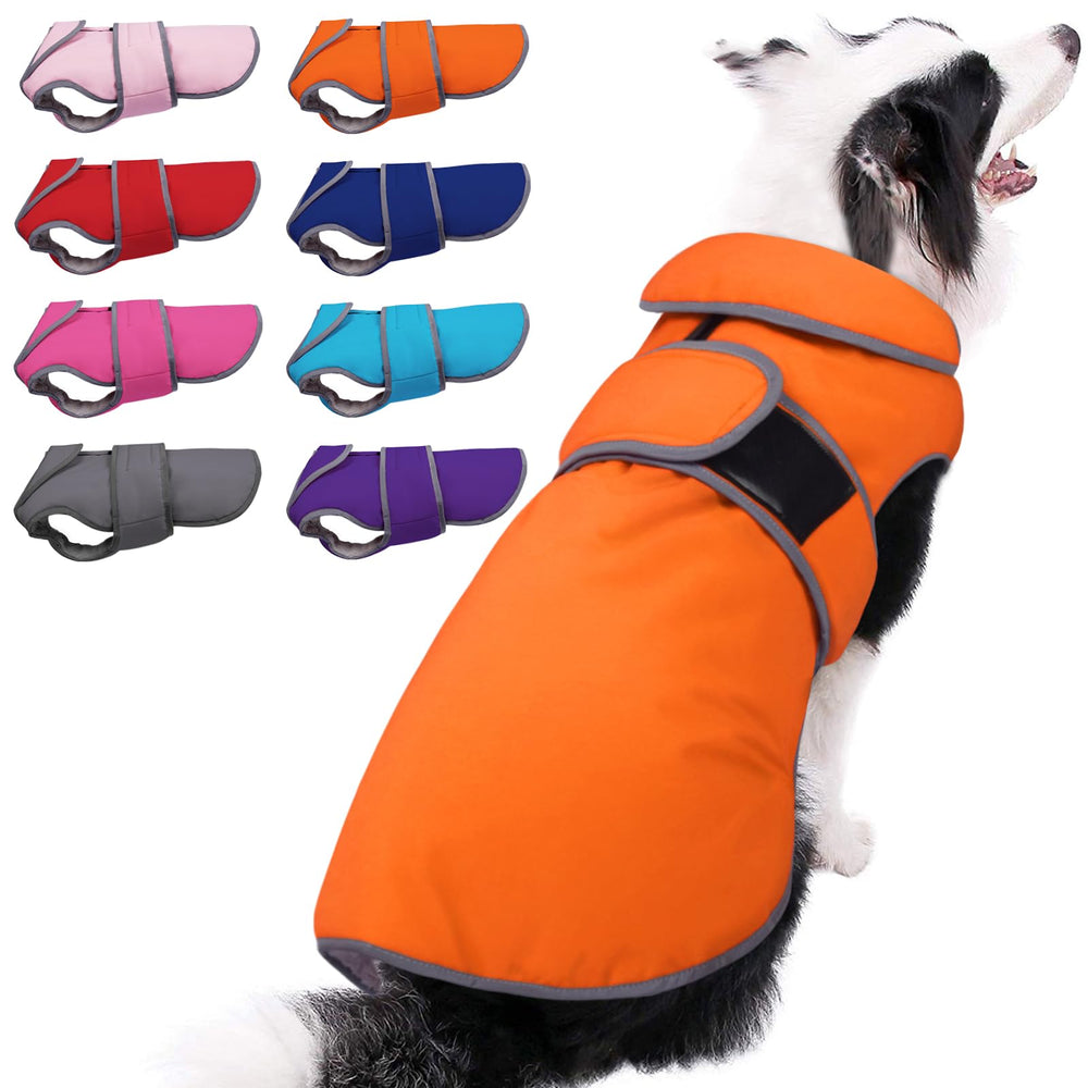 MIGOHI abrigo perro, exterior impermeable con forro cálido para días de lluvia
