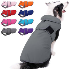 Capa de invierno MIGOHI para perro con exterior impermeable y forro cálido.