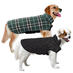 MIGOHI chaqueta invernal para perros, frontal, ofrece protección contra viento y humedad.