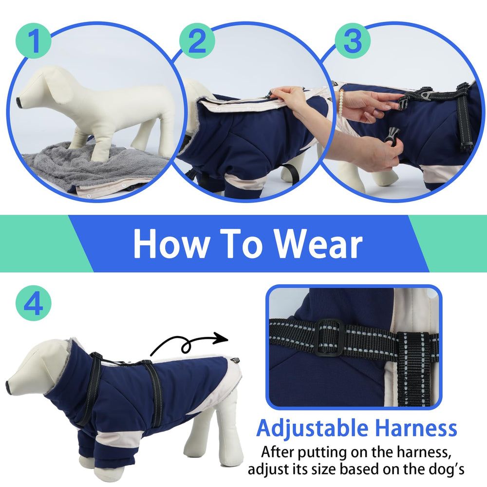 Ajuste cómodo en tallas S-XL para varias razas.