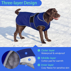 MIGOHI chaqueta para perro con banda reflectante, ideal para paseos nocturnos