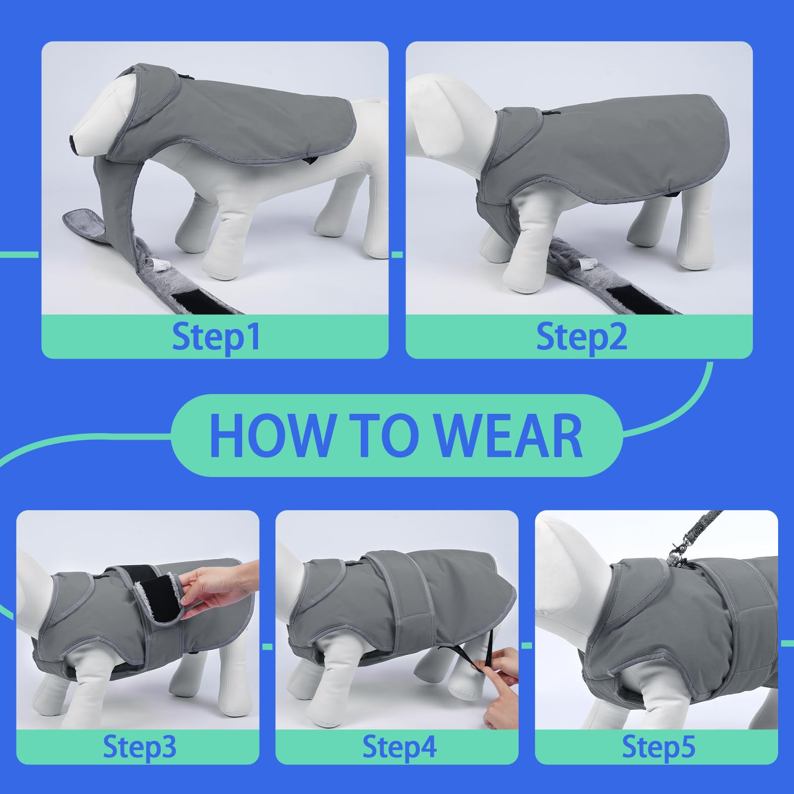 Forro suave de la chaqueta MIGOHI para mayor comodidad en el paseo.