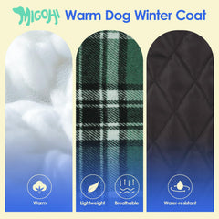 MIGOHI interior acolchado cálido, sensación suave para días fríos.