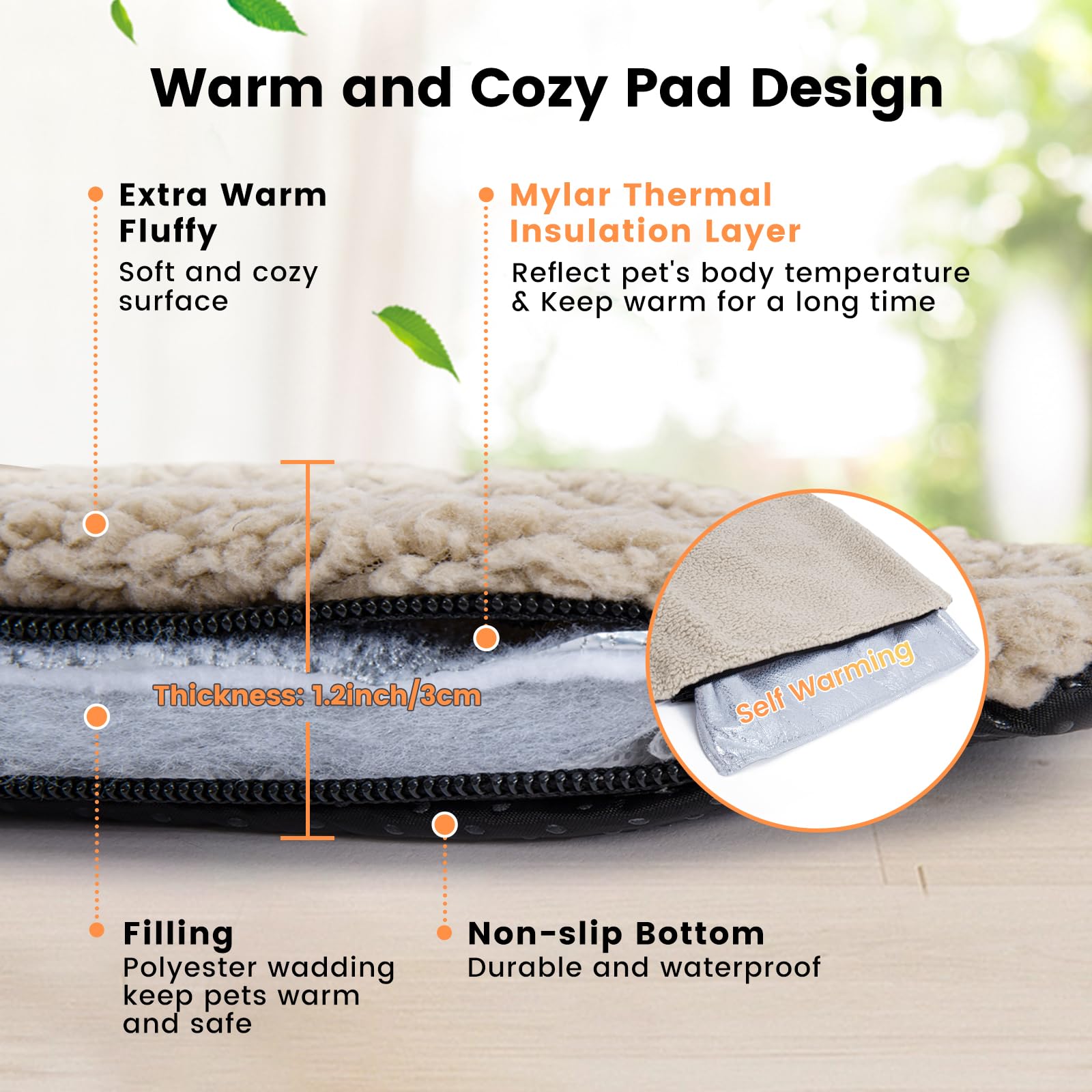 Cama Miguel de diseño resistente con tela suave, duradera para uso diario