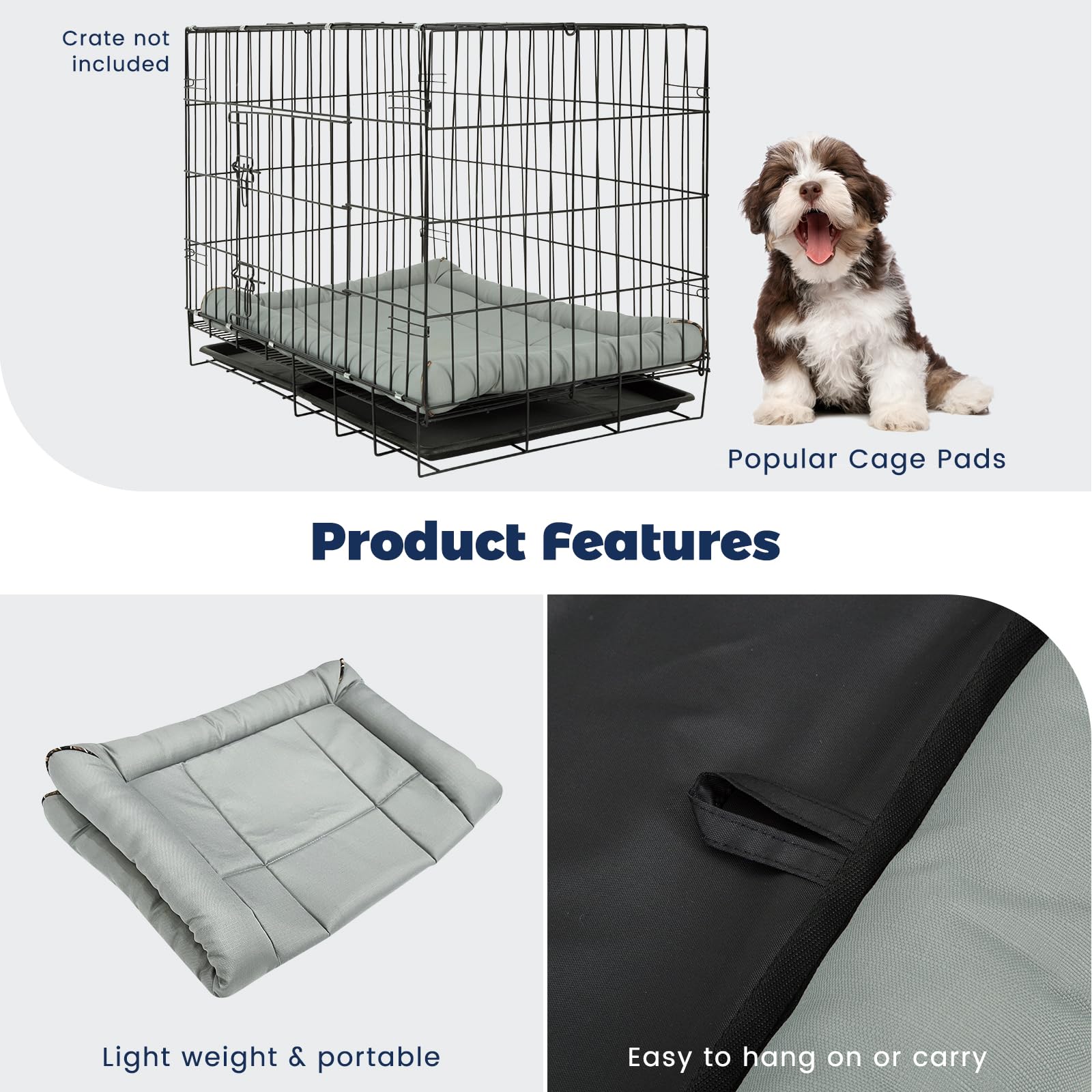 Cama para jaula Miguel multiples tamaños para mascotas de distintos pesos.