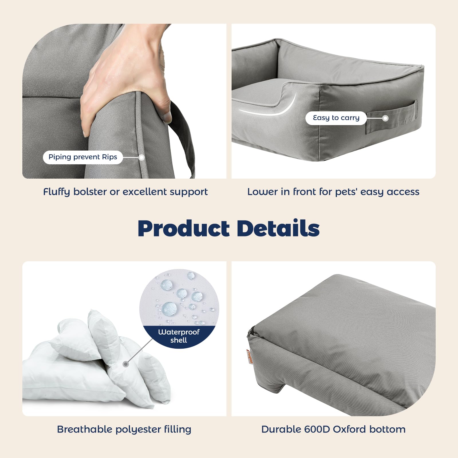 Funda desmontable y lavable de la cama Miguel.