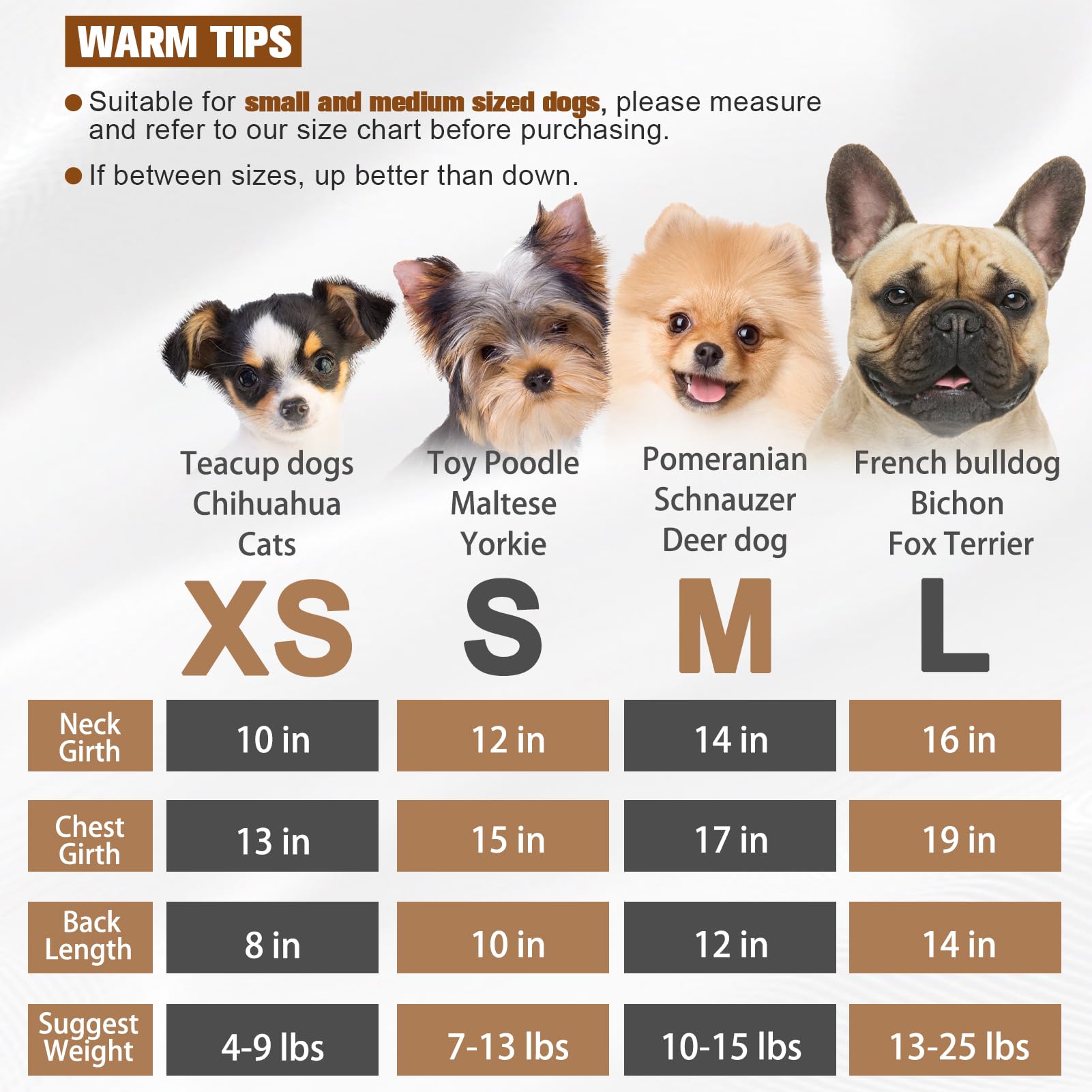 Mihachi chaleco para perro, apertura inferior para hacer sus necesidades.