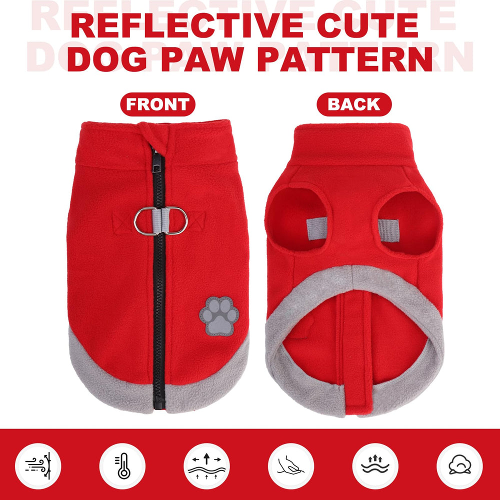 Mihachi chaleco para perro, cremallera trasera para ponértelo fácilmente.