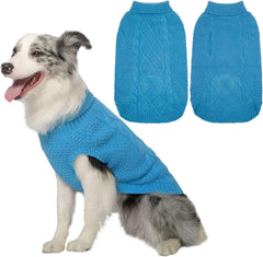 Mihachi sudadera para perro con cuello alto y trenza, estilo para paseos.