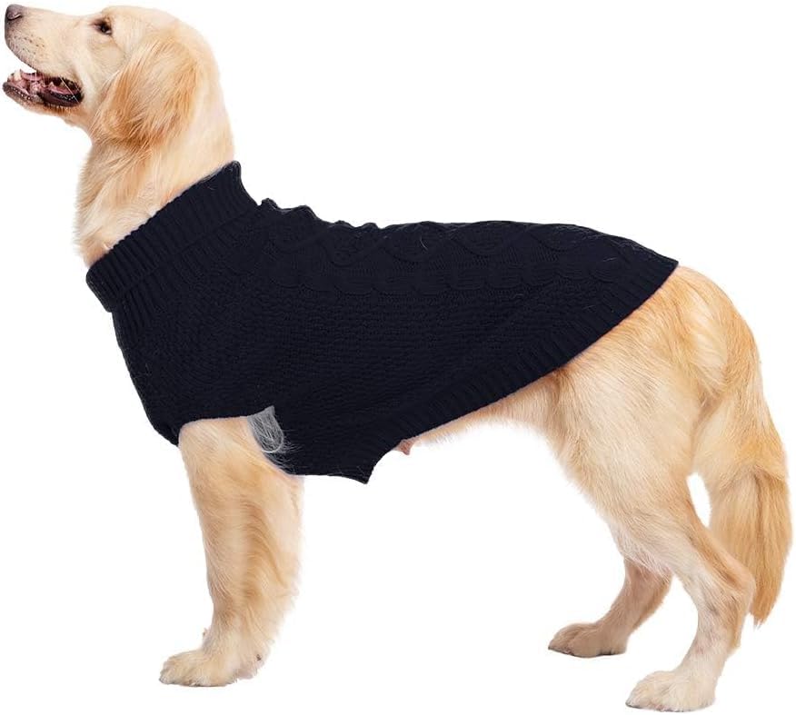 Mihachi suéter para perros, azul marino como opción elegante.