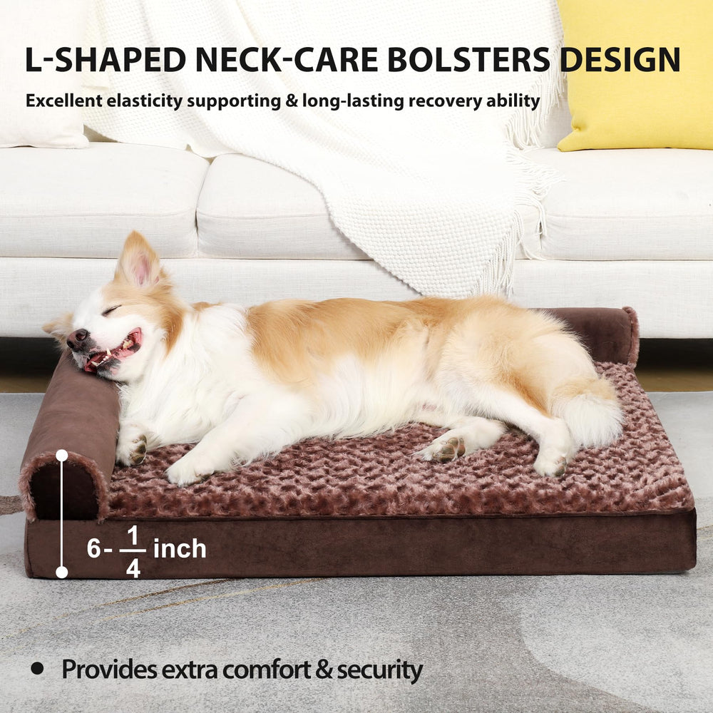 MIHIKK cama para perro impermeable con forro interior protege la espuma.