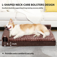 MIHIKK cama para perro impermeable con forro interior protege la espuma.