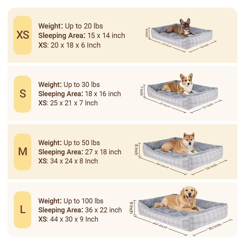 MIHIKK cama extragrande lavable a máquina, fácil de limpiar.