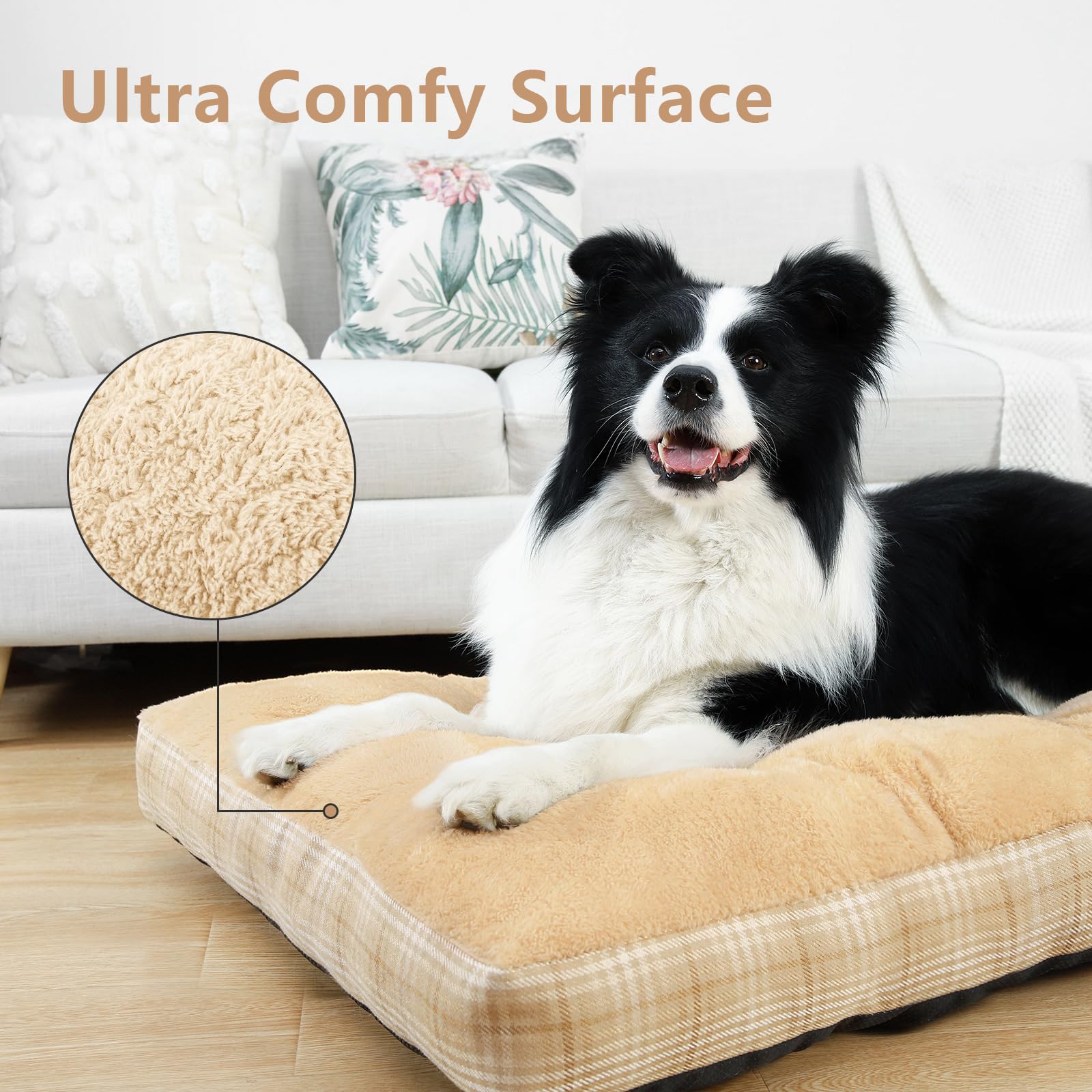 MIHIKK cama XL con relleno de alta calidad para soporte cómodo