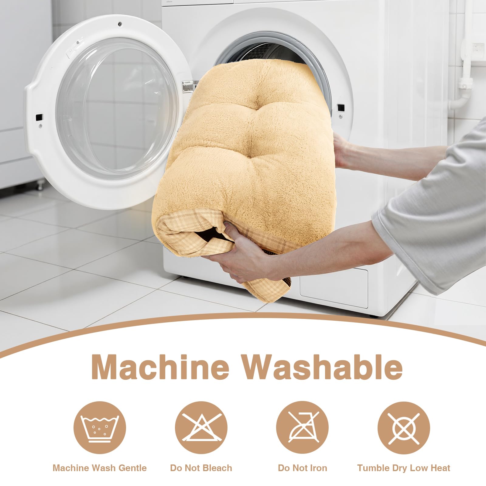 MIHIKK cama para perros XL, vista general de diseño cómodo