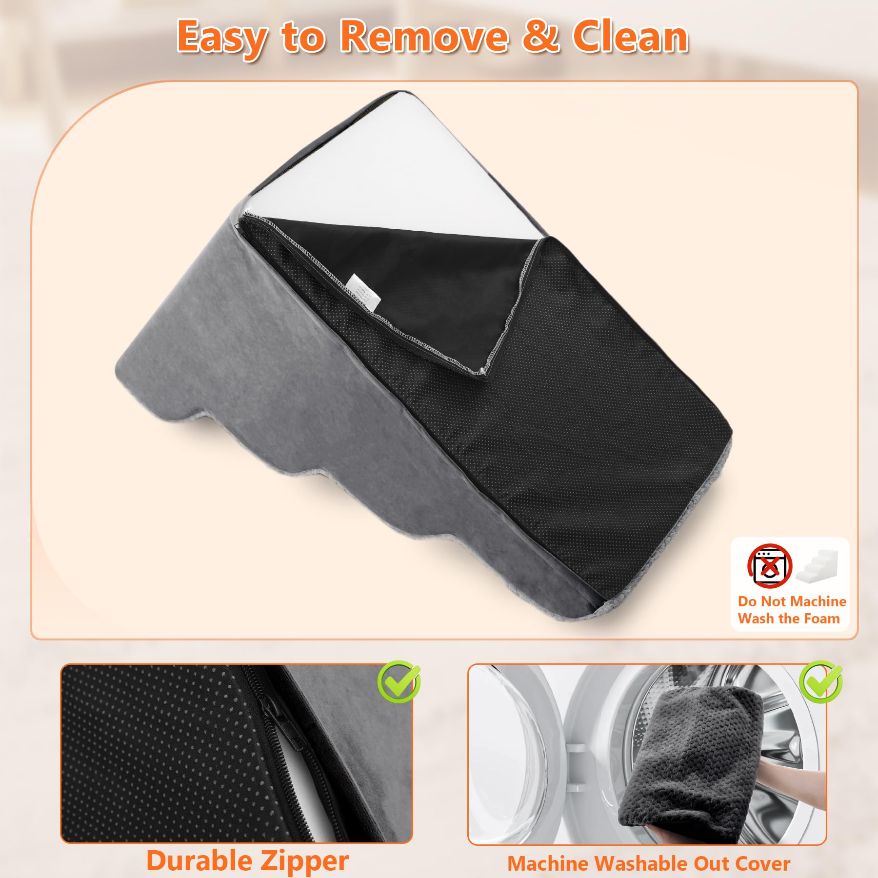 MIHIKK funda lavable de escalera MIHIKK, limpieza rápida y sencilla