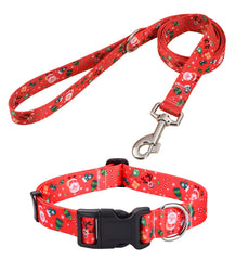 Collar navideño Mihqy para perro, cómodo y festivo, perfecto para celebraciones.