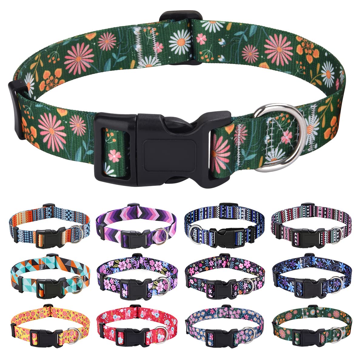 Collar Mihqy con diseño bohemia floral tribal para paseos elegantes