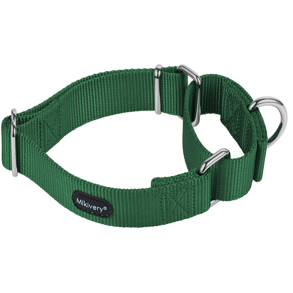 Mikivery collar martingale ajuste para perro, enfoque visual en ajuste cómodo y seguro.