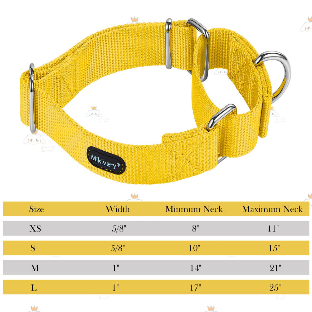 Collar martingale Mikivery de nailon suave para caminatas largas.