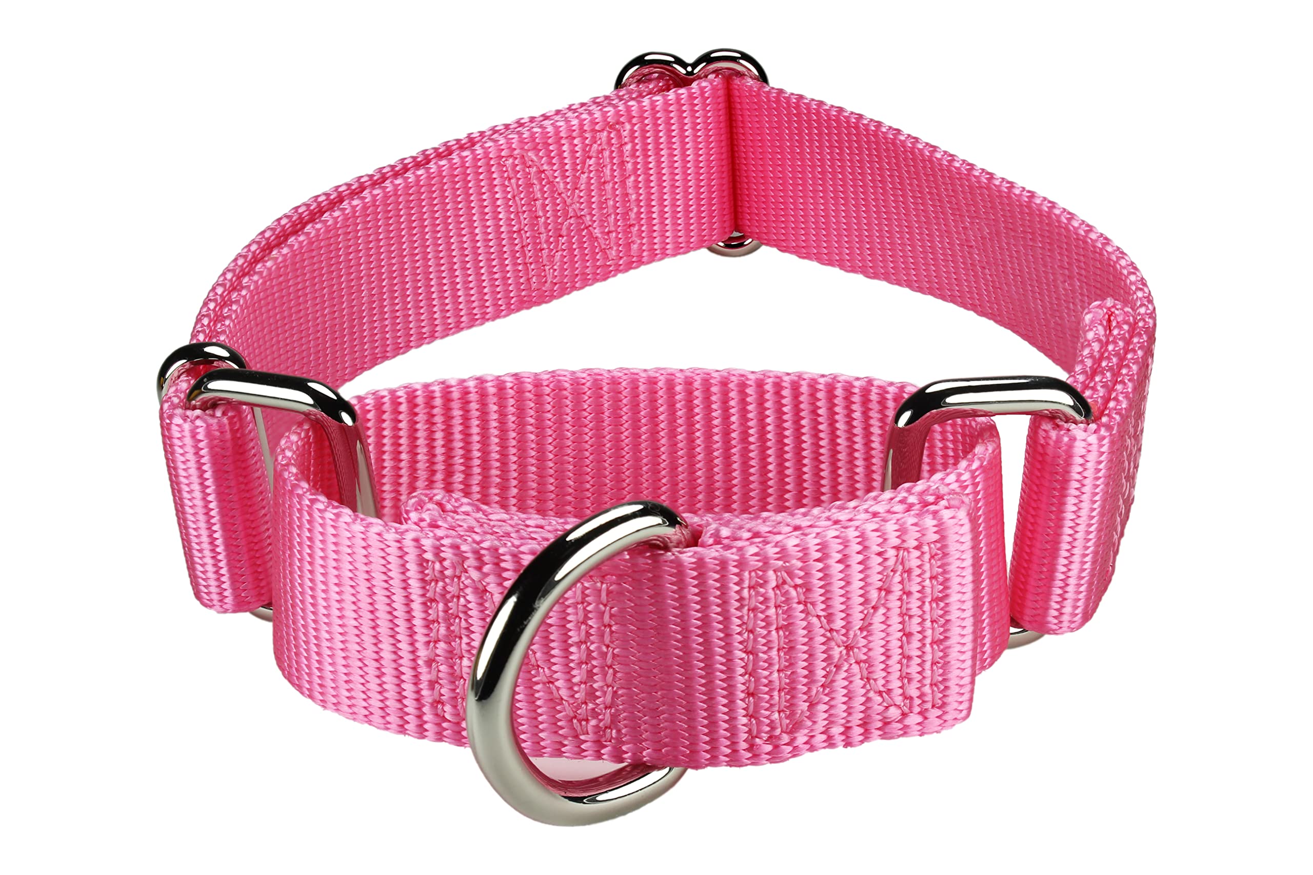 Collar Mikivery nylon resistente con hebilla de metal, opción segura para adiestramiento suave.
