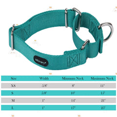 mikivery collar nylon teal texturado, cómodo para caminatas largas