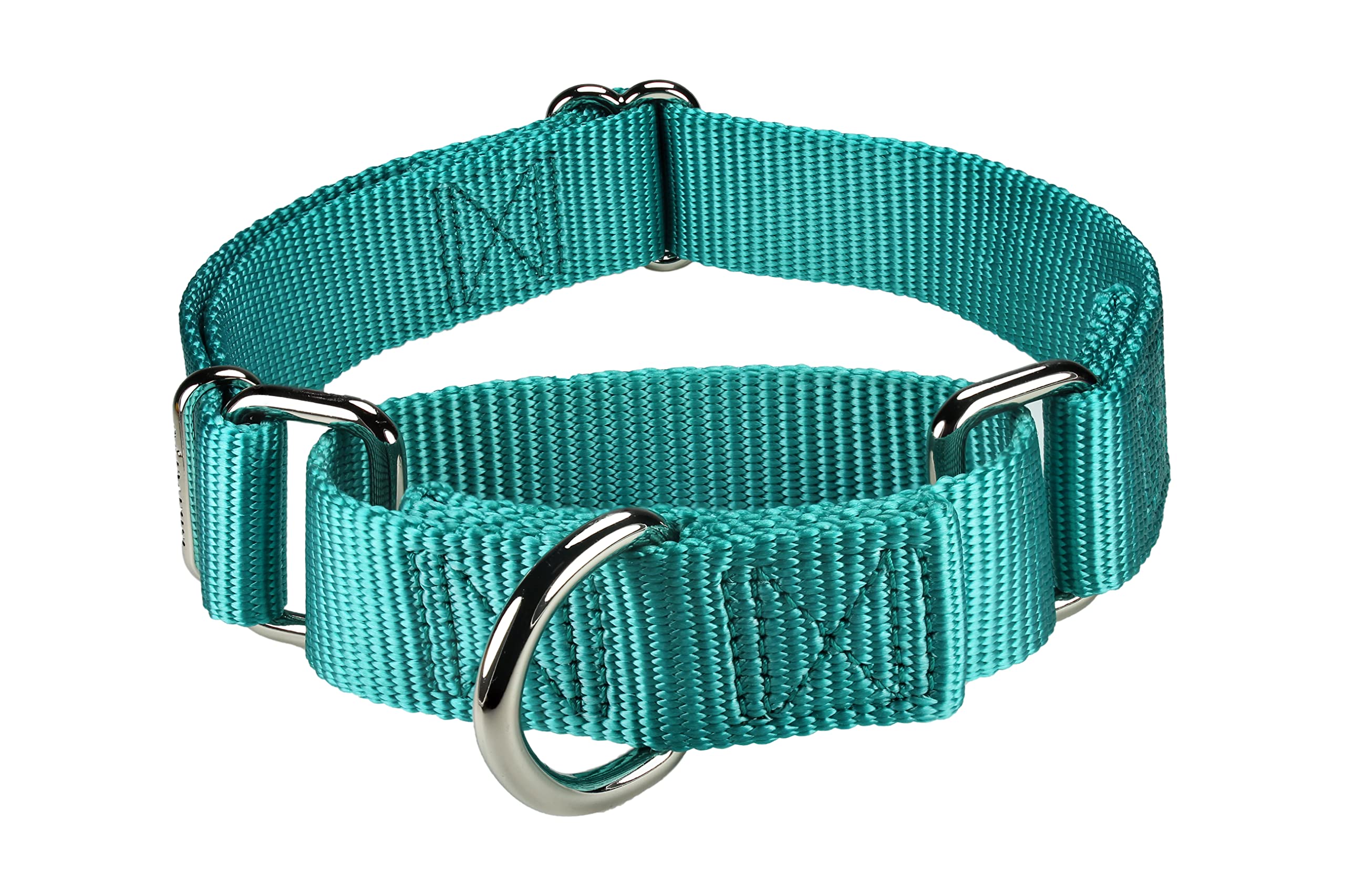 mikivery collar uso diario teal, cómodo para perros de todos los tamaños