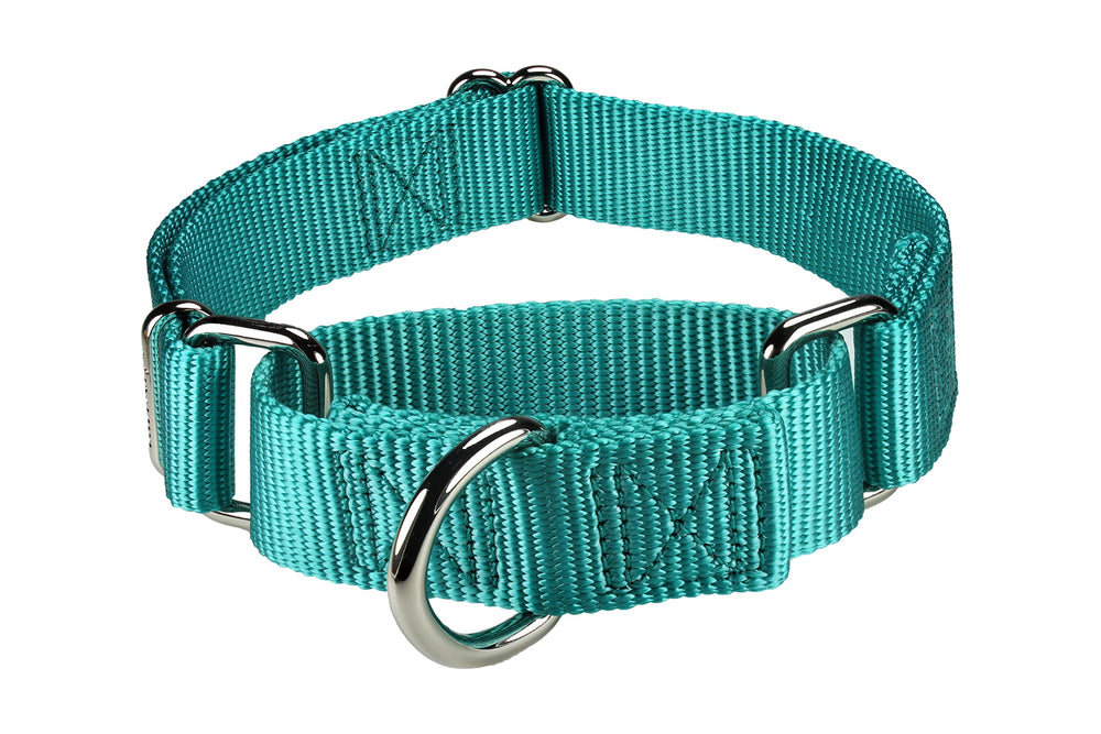 mikivery collar uso diario teal, cómodo para perros de todos los tamaños