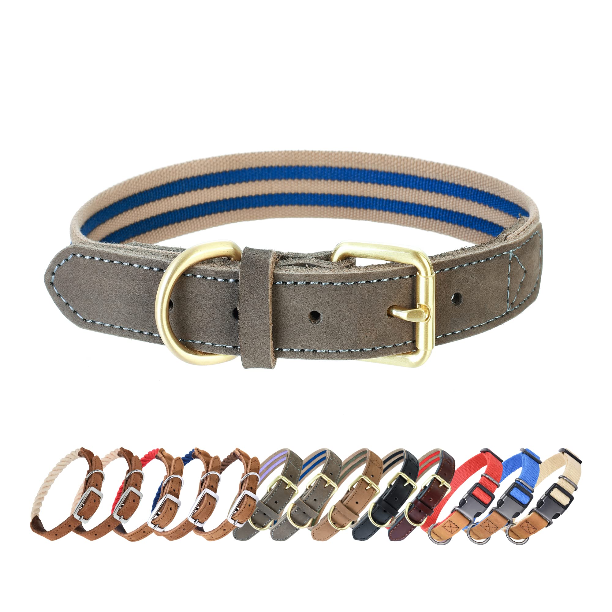 Mile High Life collar colores lona navy y gris para uso diario.