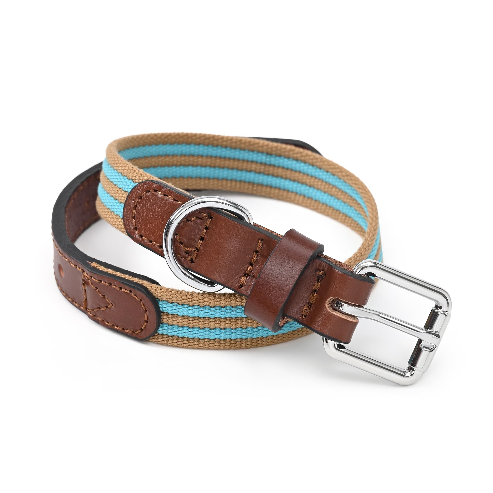 Mile High Life collar-perro-cuero-genuino, ideal para paseos diarios.