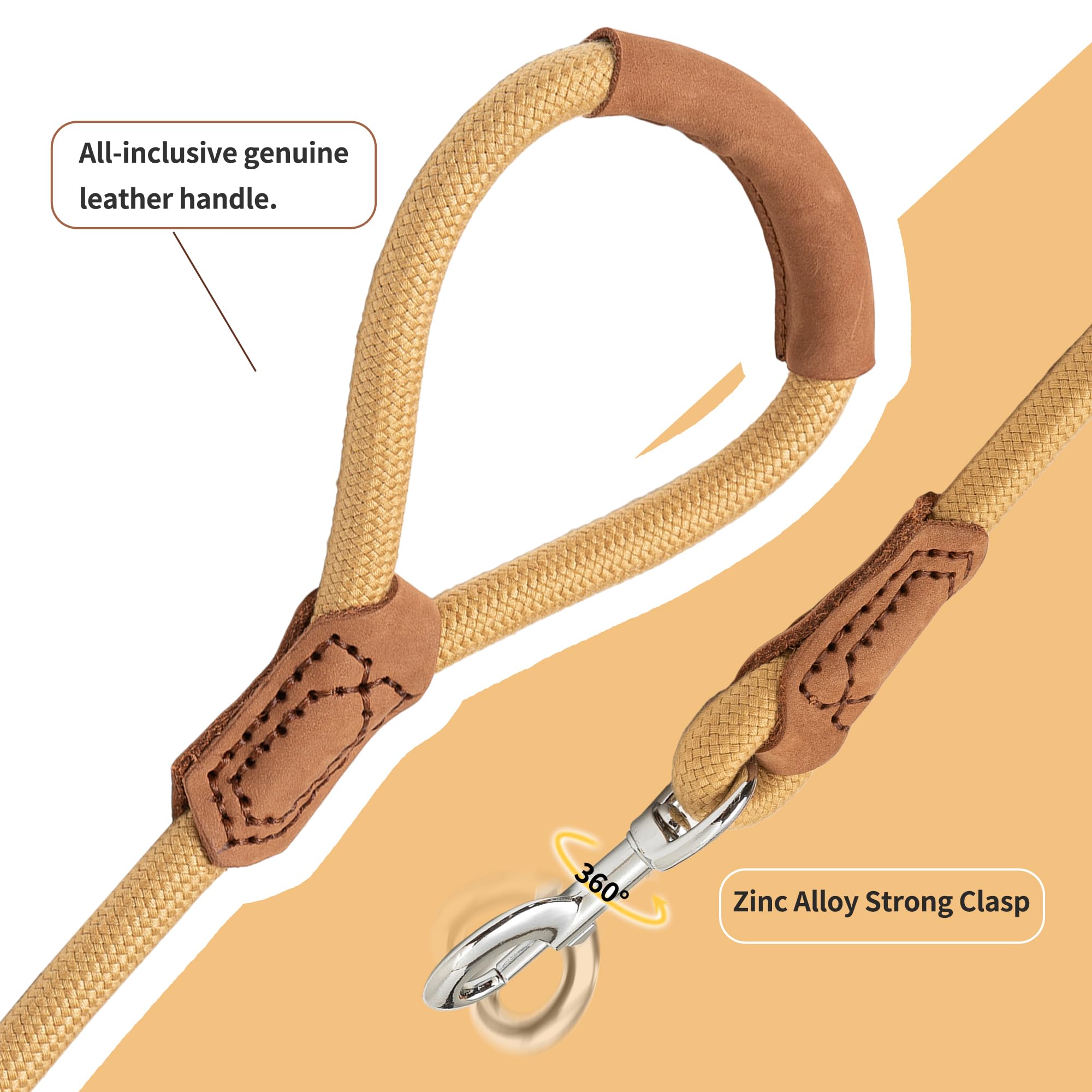 Mile High Life: correa de cuerda robusta para paseos largos y días de lluvia.