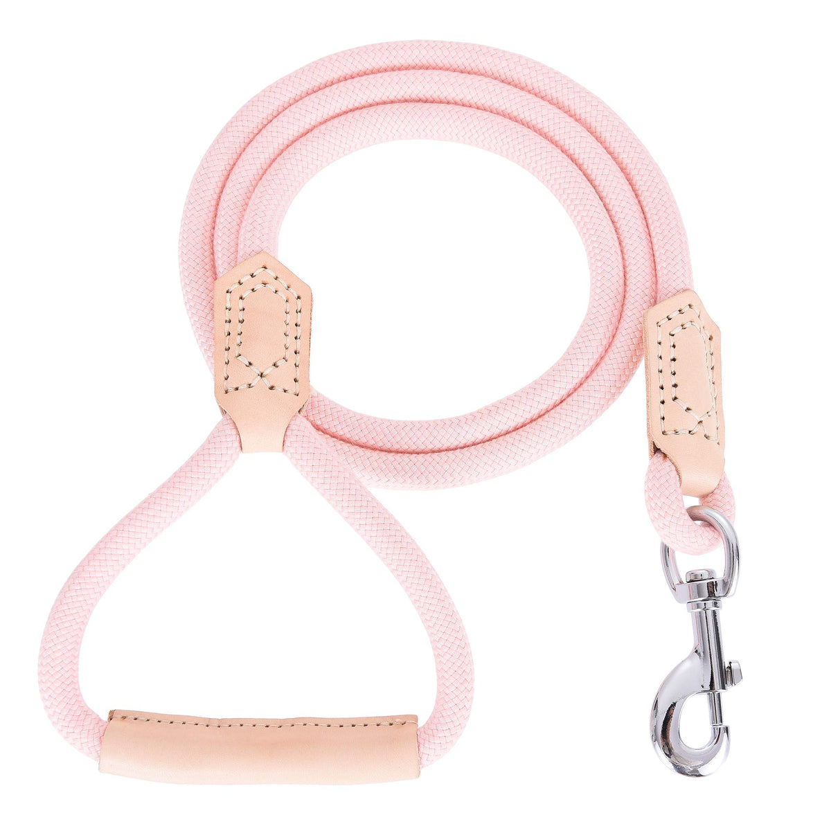 Mile High Life correa de cuero rosa lista para paseos seguros