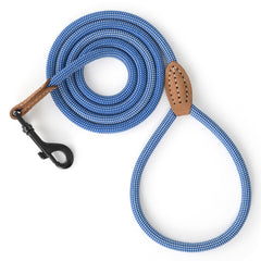 Mile High Life: correa de cuerda azul-blanco para paseos suaves y seguros.