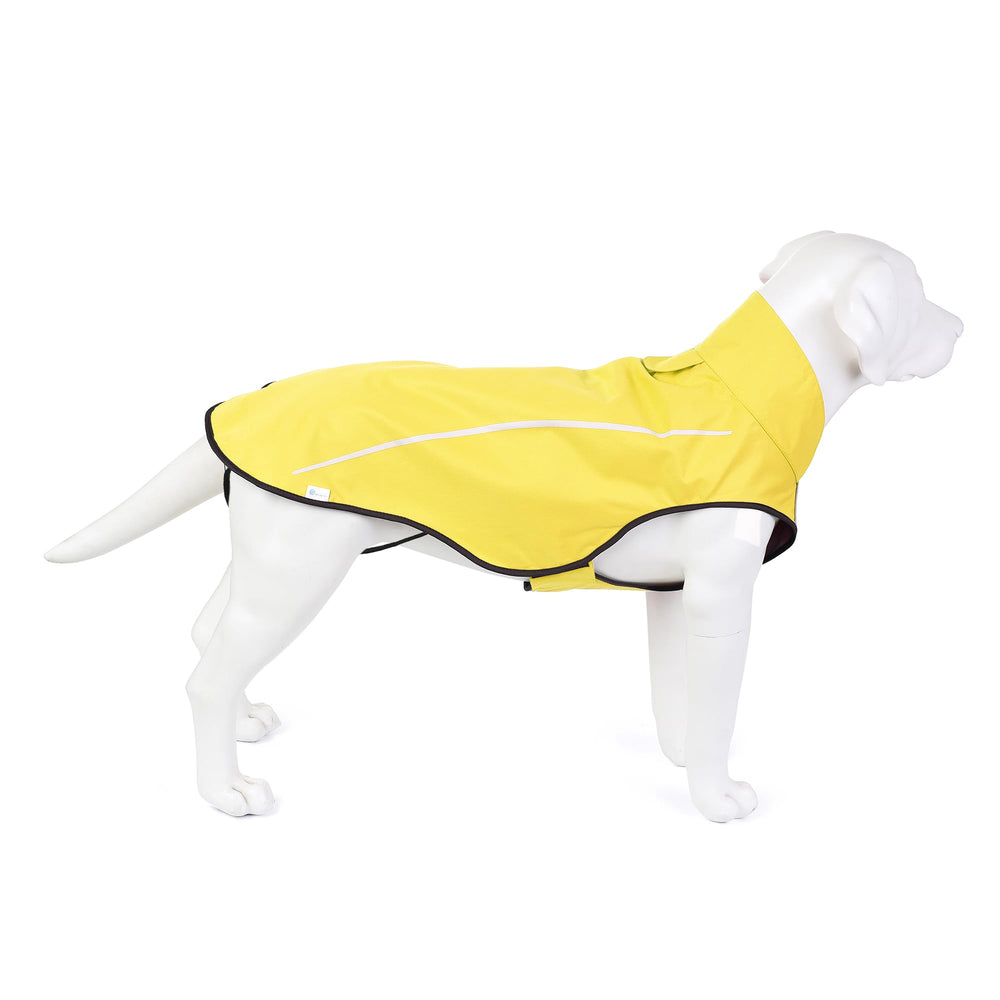 Mile High Life chaqueta para perros vista frontal, protección impermeable para paseos