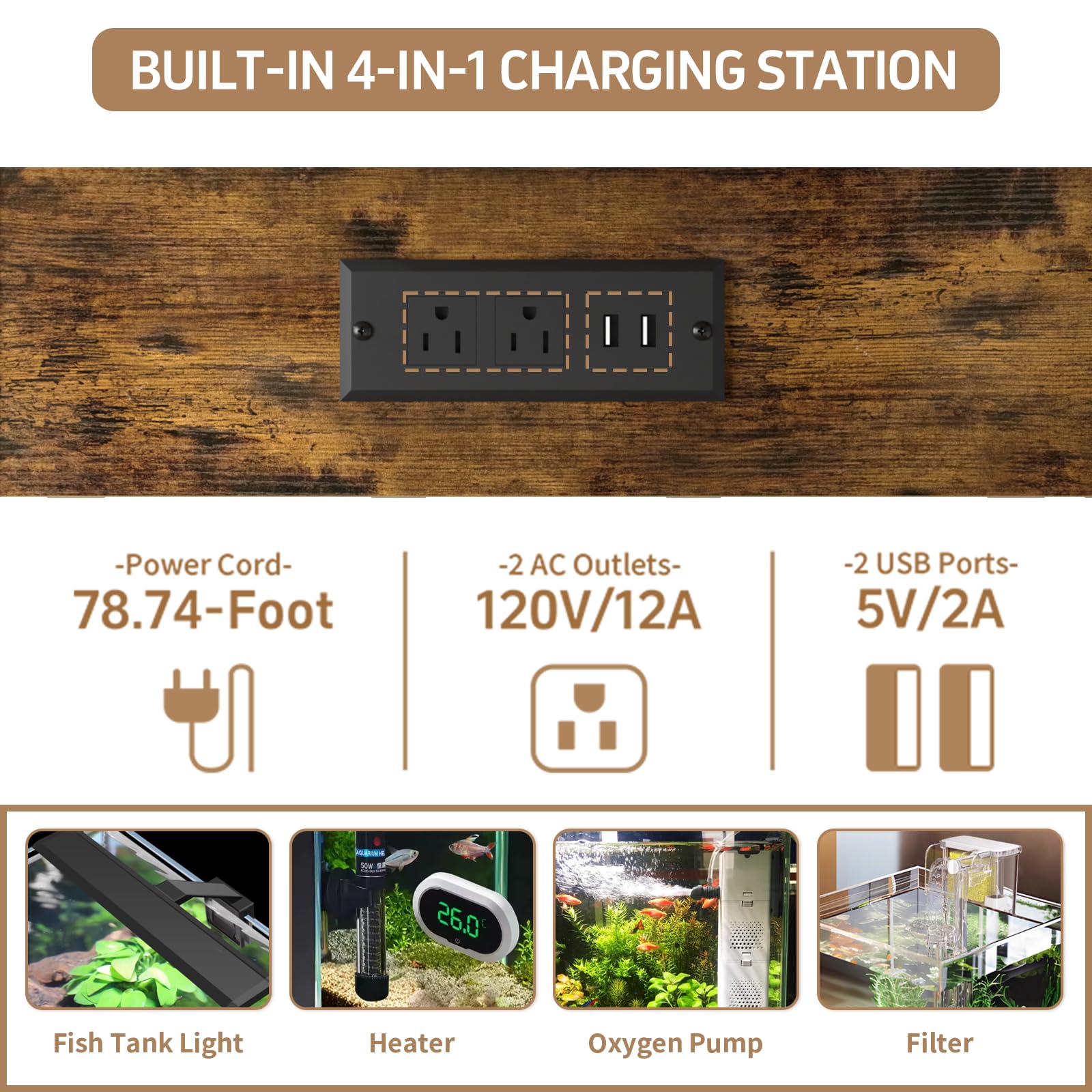 MILEFA sistema eléctrico integrado centraliza alimentación de filtros y luces.