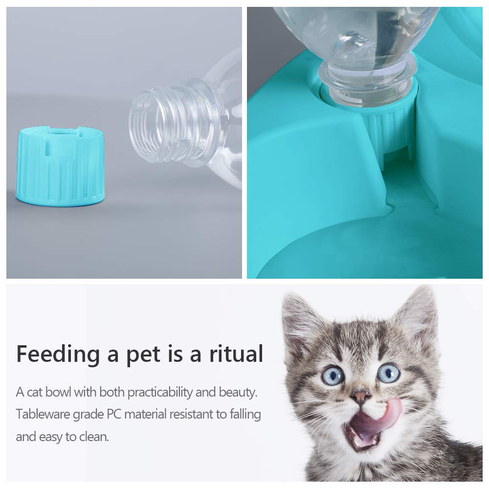 MILIFUN set 2 en 1 para comida y agua en un único conjunto