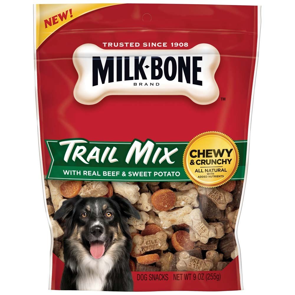 Milk-Bone mezcla de golosinas para perros de 9 oz, ideal para entrenamiento.