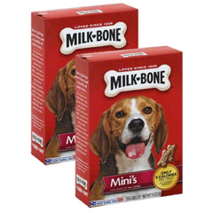 Milk-Bone Mini Original interior de la caja, más de 200 golosinas para compartir
