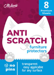 Protector Miloona para mueble antiarañazos en sofá, ideal para gatos activos.