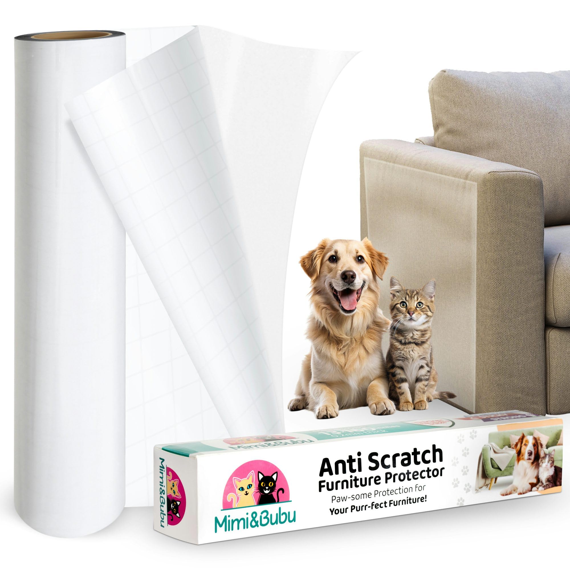 Mimi&Bubu protector de esquinas para gatos y perros, evita rasguños