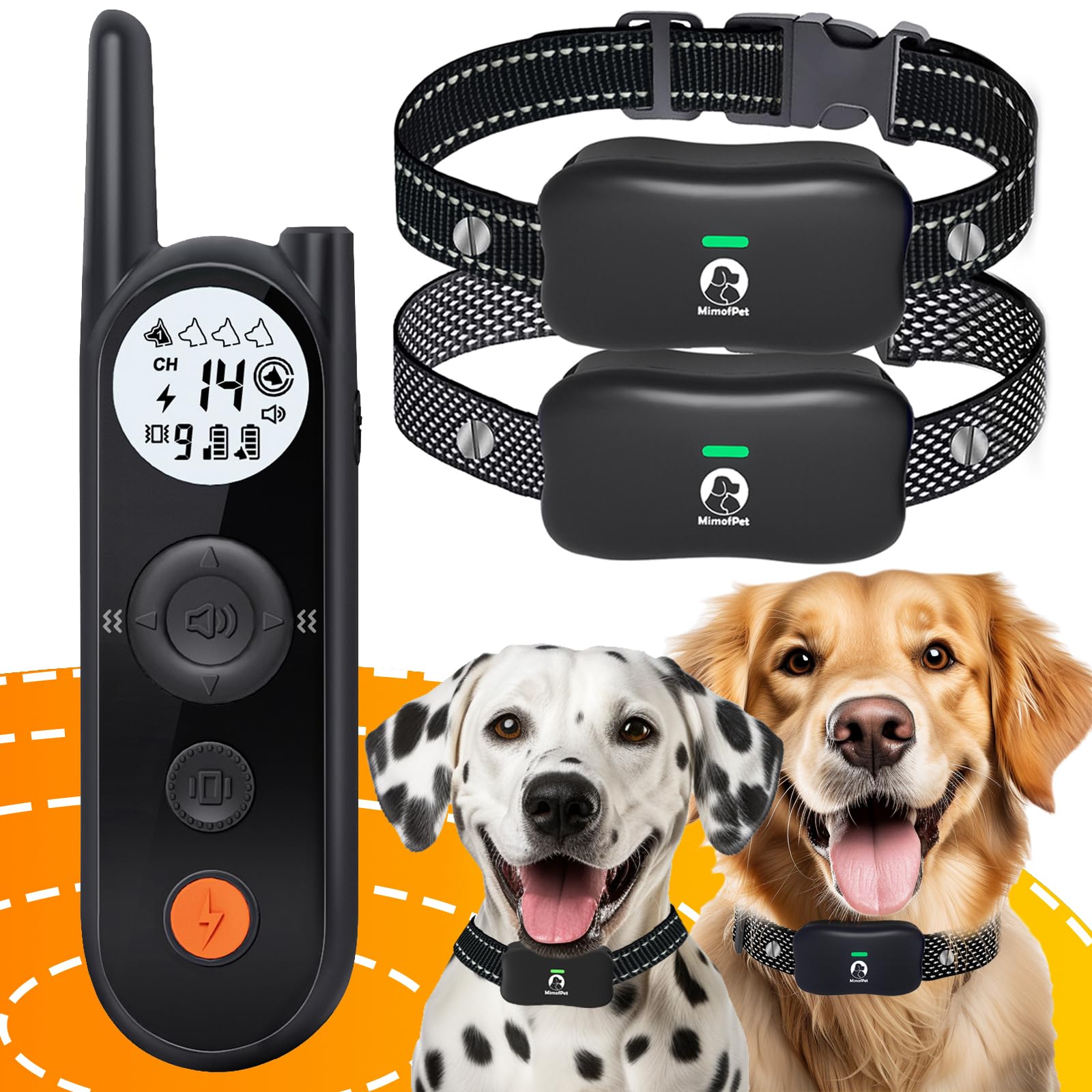 MIMOFPET: sistema de cerca inalámbrica para dos perros, delimita áreas sin cables.