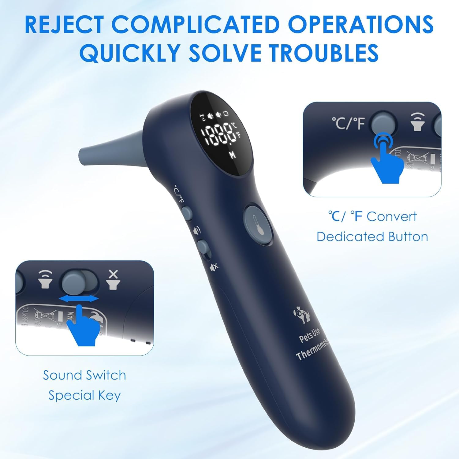 Mindpet-Med dos baterías para uso portátil y continuo