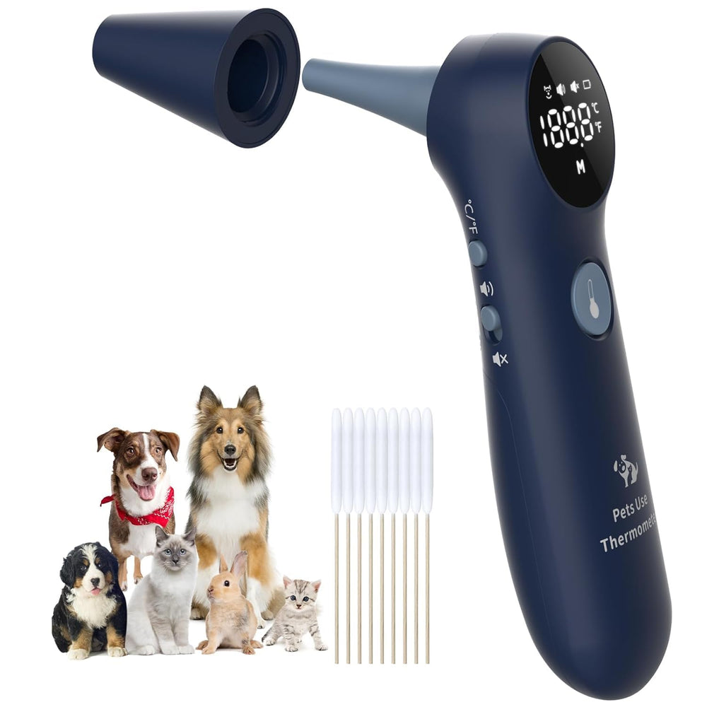Mindpet-Med termómetro de oreja para perros, lectura rápida y fiable