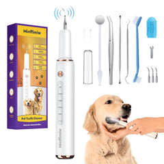 Minffimiw ultrasonico dientes perro: limpieza eficaz de placa sin irritar las encías.