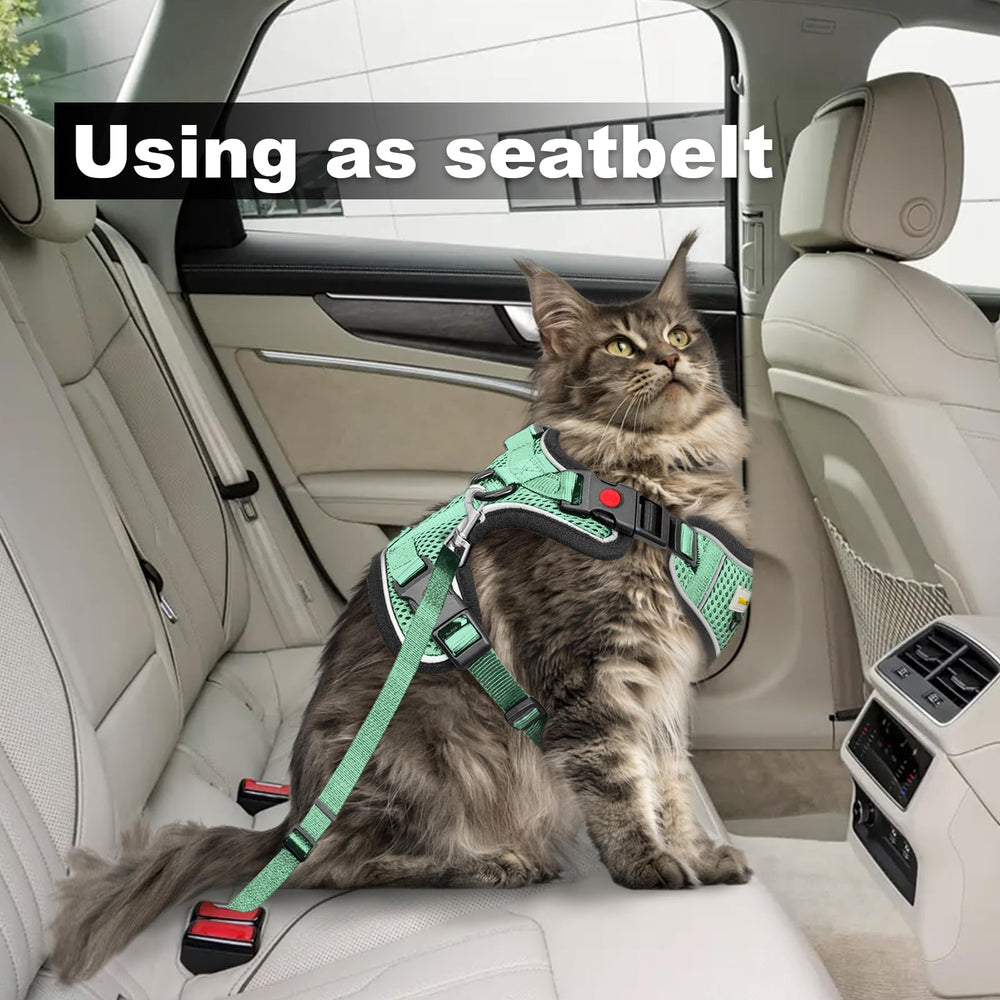 MingXpets arnés accesorio viaje, cómodo para viajar en coche.