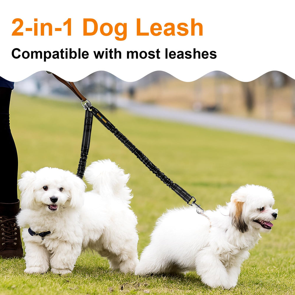 MingXpets correa doble para caminatas diarias, ideal para dos perros