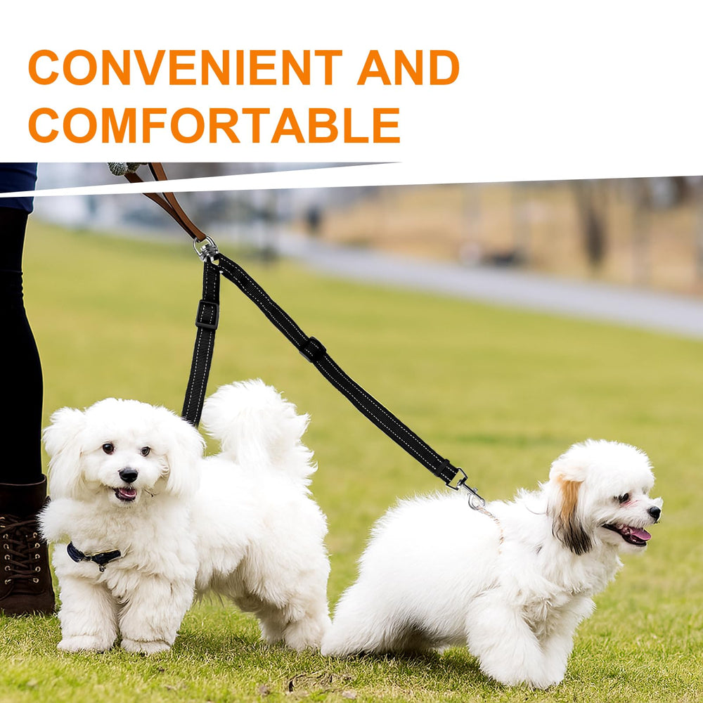 MingXpets Doble correa para dos perros, ideal para paseo y entrenamiento