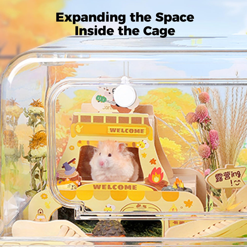 mini&moe Hamster Hideout diseno adorable que decora y refugia